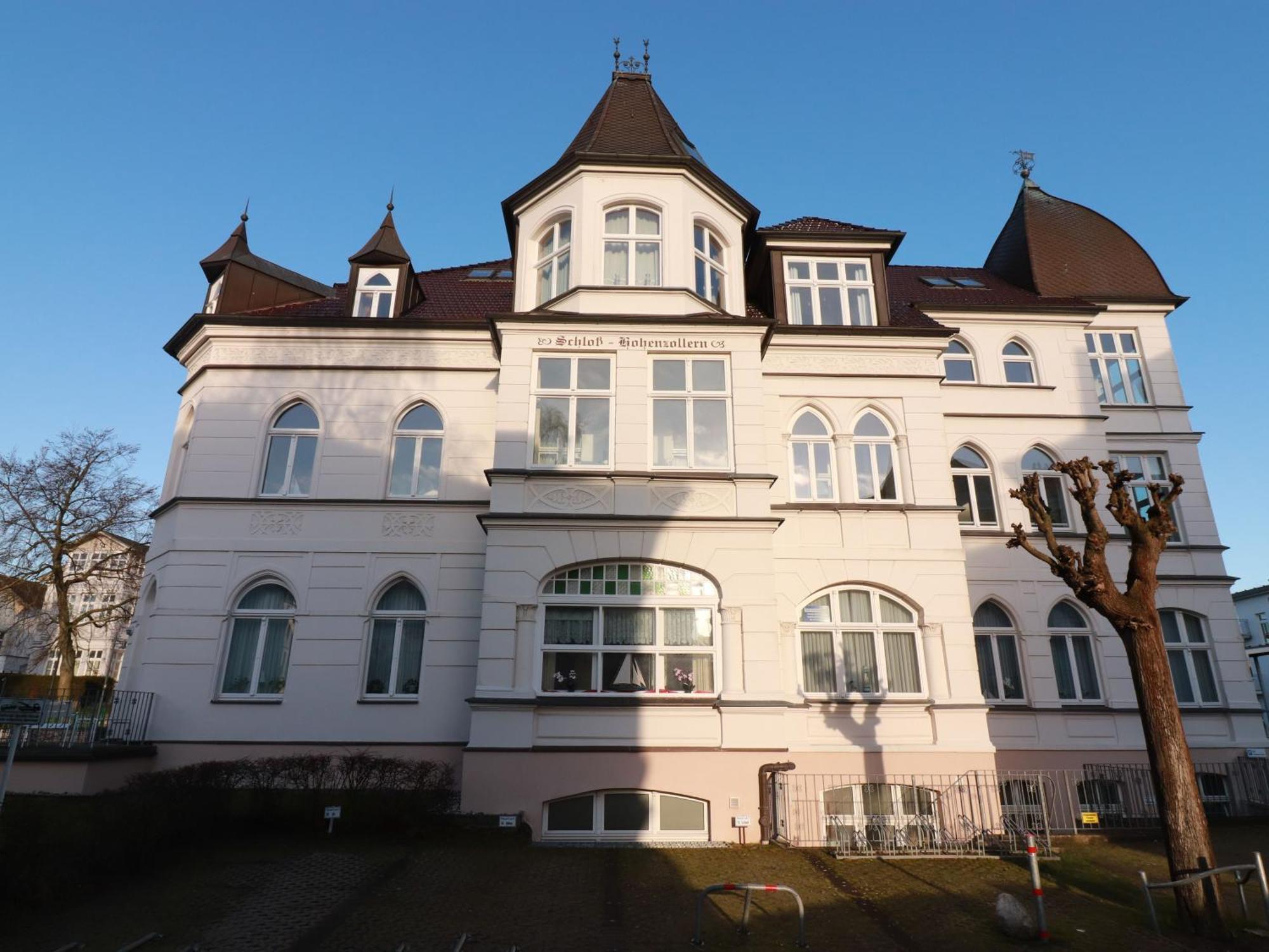 Ahlbeck, Schloss Hohenzollern Fewo Schlosszimmerchen هيرينجسدورف المظهر الخارجي الصورة